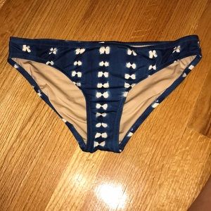 Blue Tye Dye J. Crew Bikini Bottoms Small